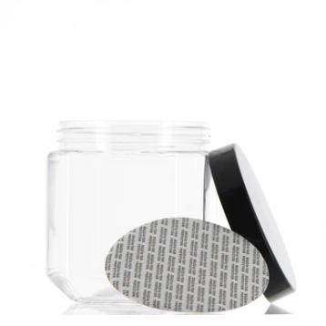 540g Plastic (PET) Jar with Pressure Sensitive Liner